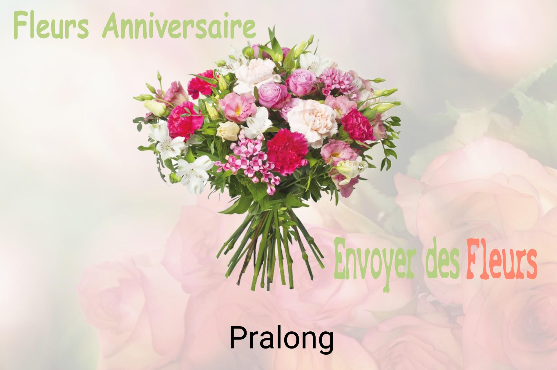 Bouquet de fleurs d’anniversaire livré à Pralong