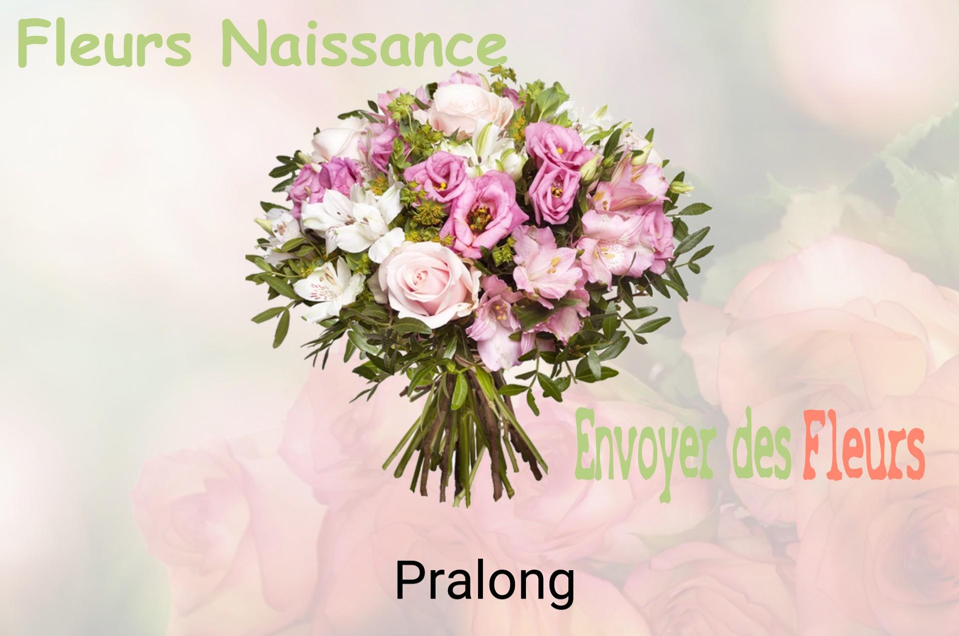 Bouquet de fleurs de naissance livré à Pralong